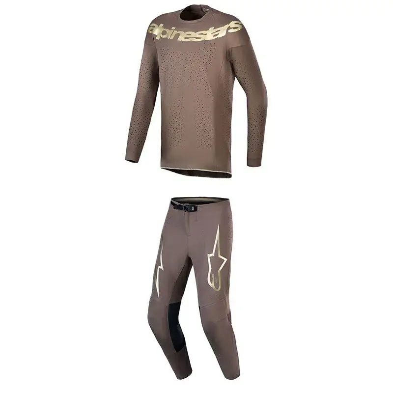 Populair Alpinestars 2026 Supertech Air Crosspak Earth Limited Edition Bruin / Goud