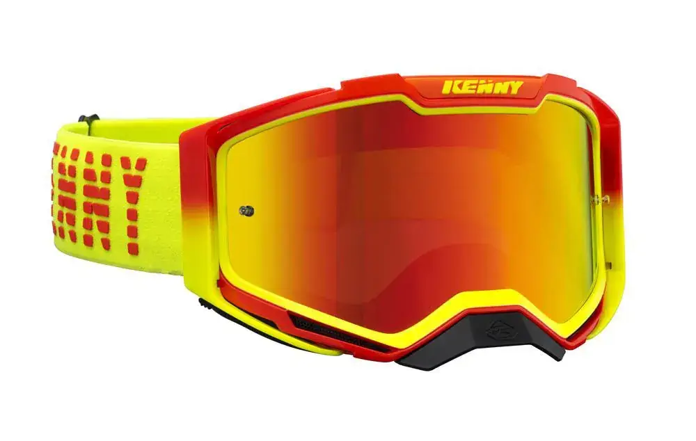 Alleen Vandaag Kenny Ventury Phase 2 Crossbril Rood / Geel