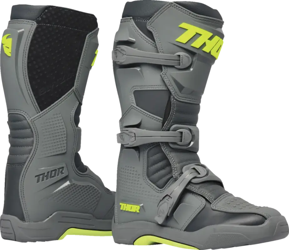 Seizoensaanbieding Thor Blitz XR Crosslaarzen Grijs / Antraciet