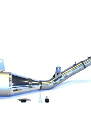 Direct Beschikbaar HGS Uitlaat Honda CRF250R 2022-2024 ovalen demper met RVS eindkap