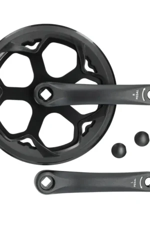 Flitsaanbieding Crank trapas set compleet 48T tandwiel voor o.a Ouxi V8, V20 Fatbike