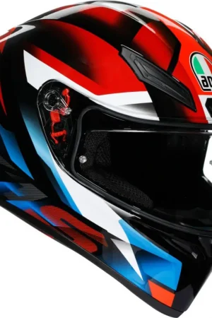 AGV K1 S Fastlap Zwart Rood Blauw Integraalhelm Voordeelprijs