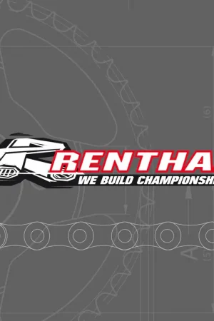 Alleen Vandaag RENTHAL Chain Kit 420R1 13/47 Standard - Ultra-Light Self-Cleaning Rear Sprocket